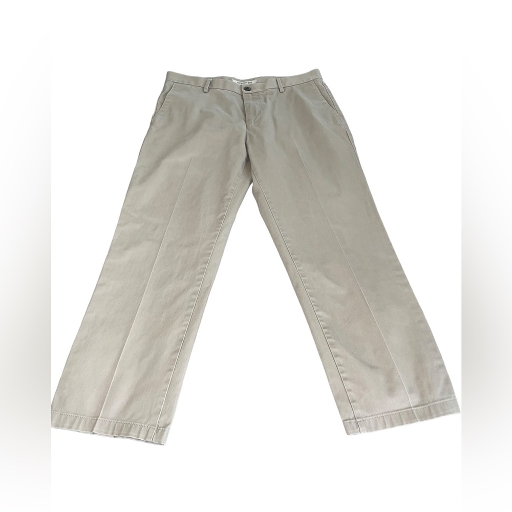 GoodThreads Slim Fit Khaki Cotton Dress Pants Size 34W 28L